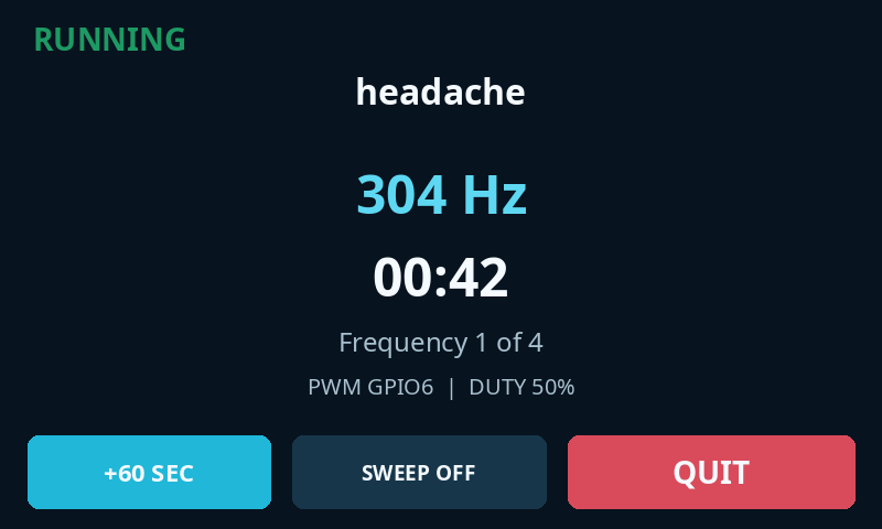 Waveshare RIFE multilingual running screen